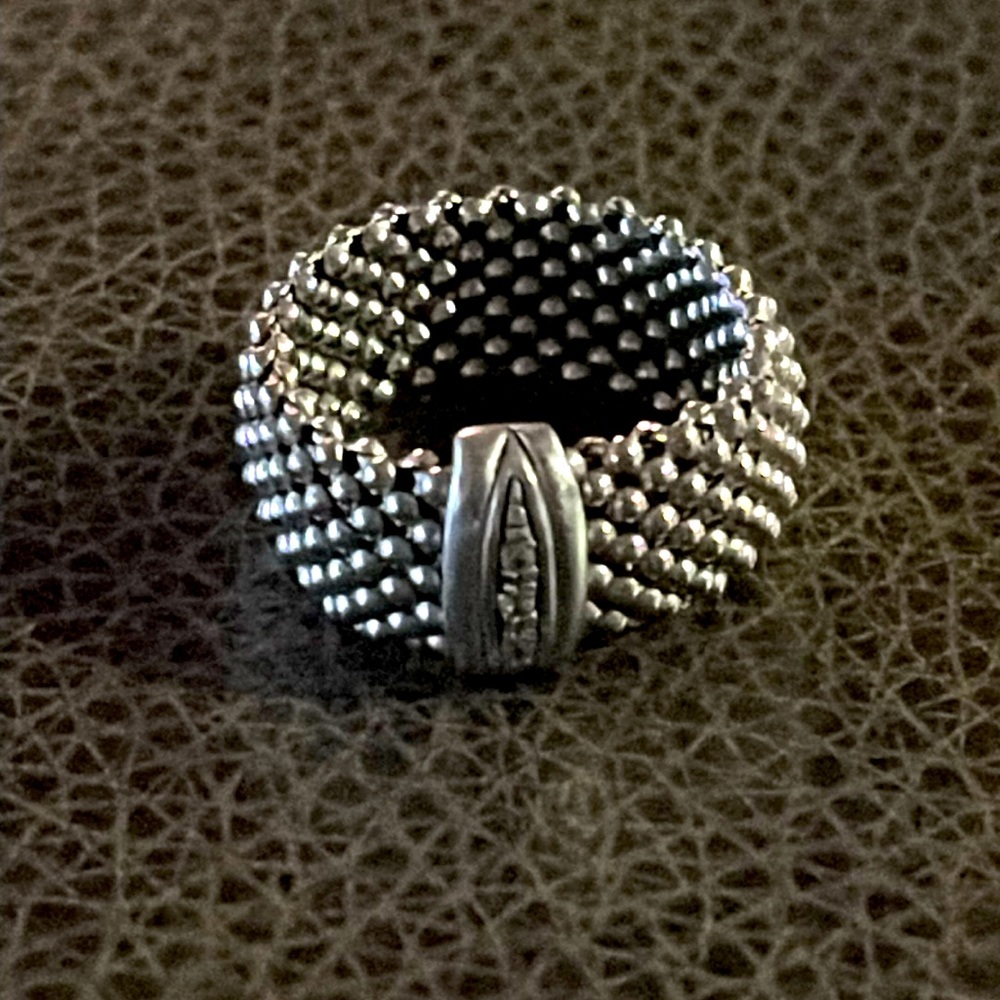 Mesh Weave Ring in Sterling Silver